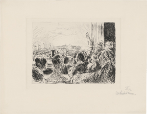 Lot 7010, Auction  128, Liebermann, Max, Das Konzert