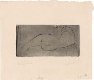 Lot 7031, Auction  128, Lehmbruck, Wilhelm, Ruhende
