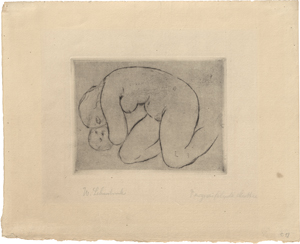 Lot 7032, Auction  128, Lehmbruck, Wilhelm, Verzweifelnde Mutter