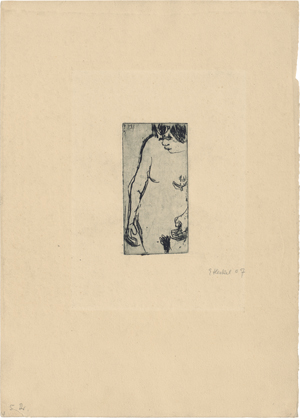 Lot 7035, Auction  128, Heckel, Erich, Mädchen