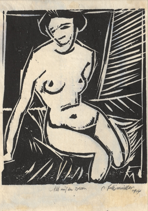 Lot 7044, Auction  128, Felixmüller, Conrad, Akt (Akt auf dem Divan)