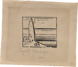 Lot 7048, Auction  128, Feininger, Lyonel, Leuchtturm