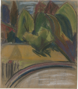 Lot 7049, Auction  128, Nauen, Heinrich, Parklandschaft