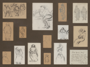 Los 7062 - Zille, Heinrich - 14 Figurenstudien - 2 - thumb