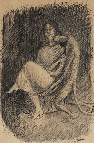 Lot 7065, Auction  128, Kubin, Alfred, Der Nachtmahr und das Mädchen