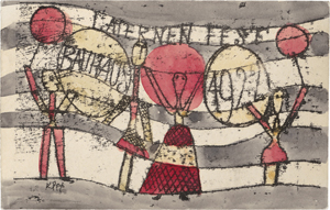 Lot 7087, Auction  128, Klee, Paul, Laternenfest Bauhaus