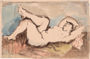 Lot 7128, Auction  128, Tappert, Georg, Liegender weiblicher Akt
