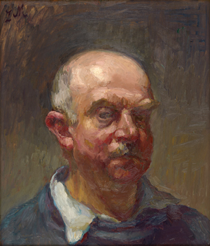 Lot 7140, Auction  128, Meidner, Ludwig, Selbstportrait