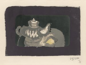 Lot 7150, Auction  128, Braque, Georges, Théière grise (Graue Teekanne)