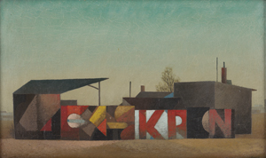 Lot 7206, Auction  128, Beneš, Vlastimil, Holzbuden mit Reklamen
