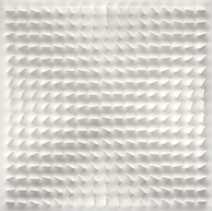 Los 7244 - Böhm, Hartmut - Quadratrelief 11,25° - Schrägkreuz (Aus: Visuell veränderliche Struktur) - 0 - thumb