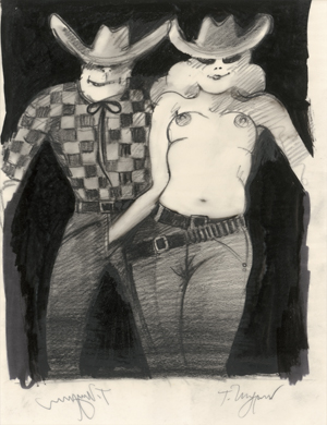 Los 7261 - Ungerer, Tomi - Cowboy couple (USA) - 0 - thumb