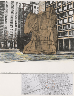 Lot 7268, Auction  128, Christo, Wrapped Sylvette, Projekt für das Washington Square Village, New York