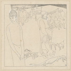 Lot 8001, Auction  128, Arnold, Karl, Leichenzug (Die Straße)