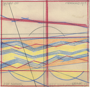 Lot 8012, Auction  128, Brauner, Josef, Ypsilon 222/Vertikale 27
