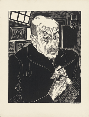 Lot 8030, Auction  128, Felixmüller, Conrad, Bildnis Max Liebermann