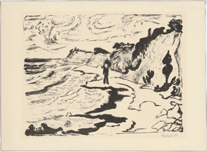 Lot 8040, Auction  128, Heckel, Erich, Fördelandschaft