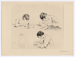 Lot 8070, Auction  128, Liebermann, Max, Kinderstudien