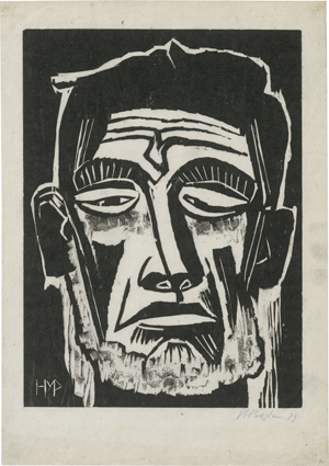 Lot 8100, Auction  128, Pechstein, Hermann Max, Kopf eines Seemannes (Fischerkopf)