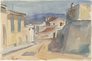 Lot 8111, Auction  128, Riester, Rudolf, Straße in Marseille