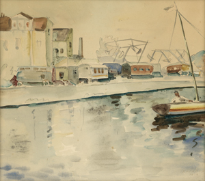 Lot 8114, Auction  128, Rudofsky, Bernard, Jahrmarkt an der Spree