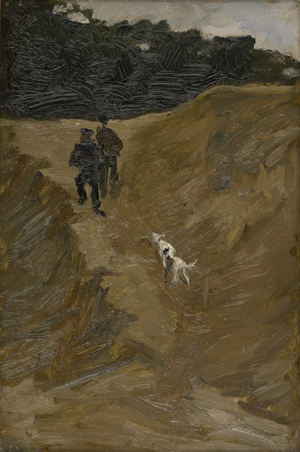 Lot 8121, Auction  128, Stekker, Martin, Zwei Spaziergänger mit Hund
