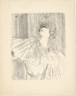 Lot 8129, Auction  128, Toulouse-Lautrec, Henri de, Yvette Guilbert, à Menilmontant, de Bruant