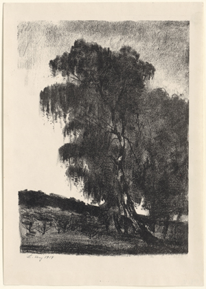 Lot 8130, Auction  128, Ury, Lesser, Am Bach; Birken