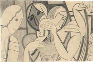 Lot 8150, Auction  128, Ackermann, Max, Ohne Titel (Drei Mädchen)
