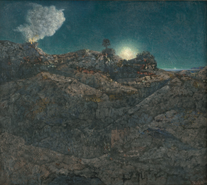 Lot 8175, Auction  128, Bluth, Manfred, Mondaufgang am Meer