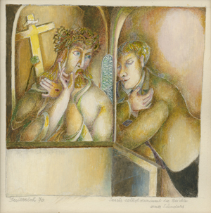 Lot 8230, Auction  128, Gütersloh, Albert Paris, Jesus selbst vernimmt die Beichte eines Sünders