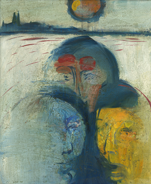 Lot 8293, Auction  128, Malek, Antonin (Tonda), Drei Frauenköpfe vor Prag