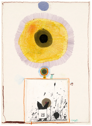 Lot 8306, Auction  128, Meckel, Christoph, Drei Zeichnungen mit Collage