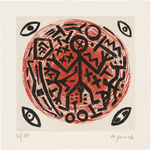 Lot 8320, Auction  128, Penck, A. R. und Leiberg, Helge, OT (Konzert Hamburg)