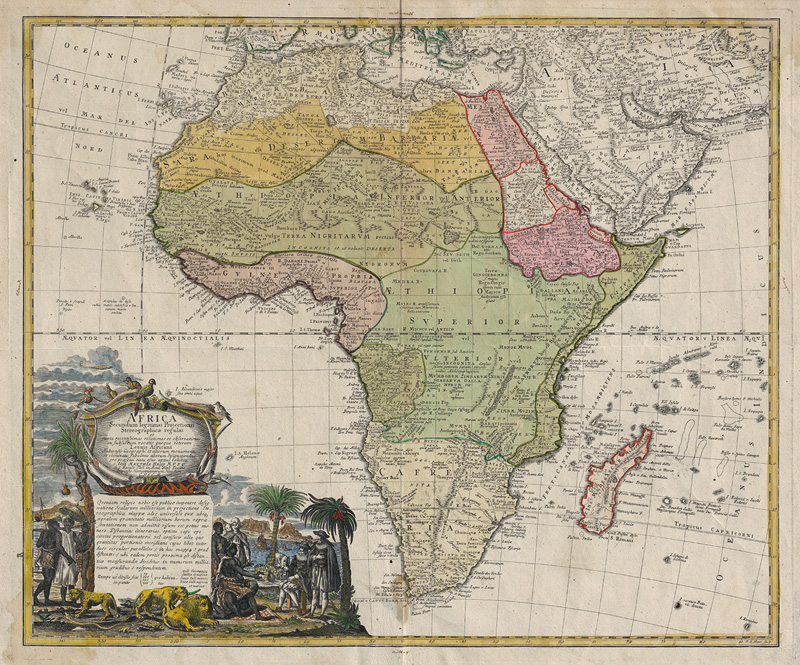 Lot 18, Auction 128, Homann, Johann Baptist, Africa secundum legitimas projectionis stereographicae regulas