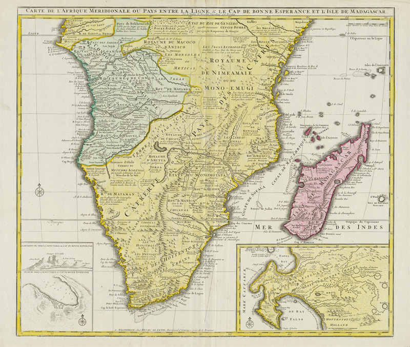 Lot 24, Auction 128, Visscher, Nicolaes, Carte de l'Afrique meridionale