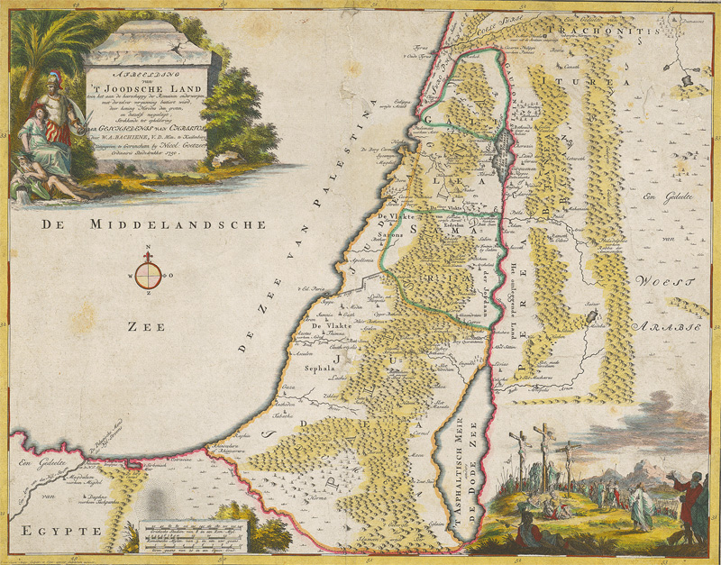 Lot 40, Auction 128, Bachiene, Willem Albert, Afbeelding van 'T Joodische Land und Afbeeldinge der Stadt Jerusalem
