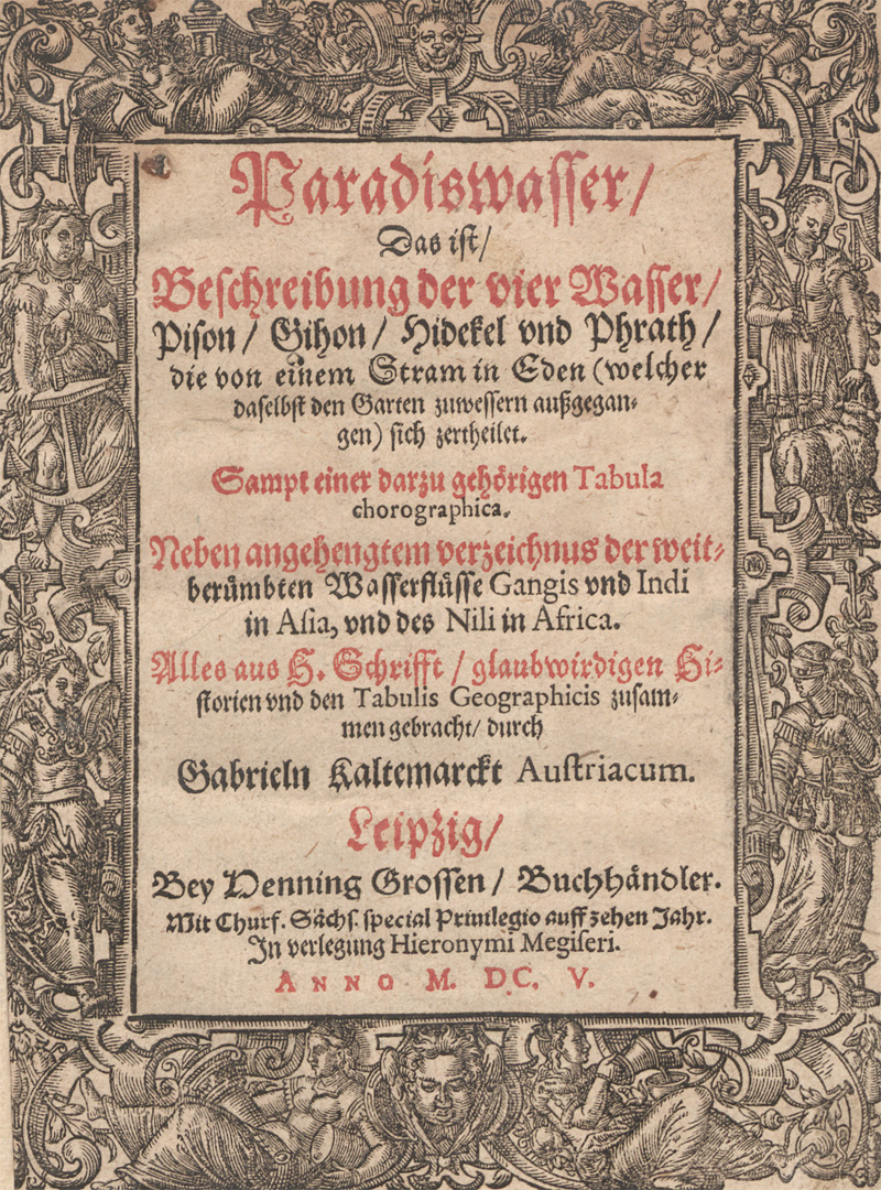 Lot 47, Auction 128, Kaltemarckt, Gabriel, Paradiswasser, Das ist Beschreibung der vier Wasser