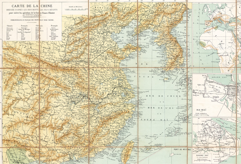 Lot 49, Auction 128, Leonville, Carte de la Chine