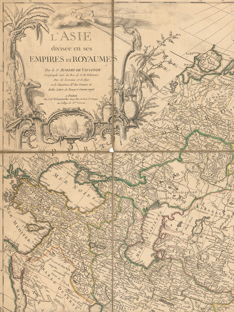 Lot 54, Auction 128, Vaugondy, Robert de, L'Asie divisée en ses empires et royaumes