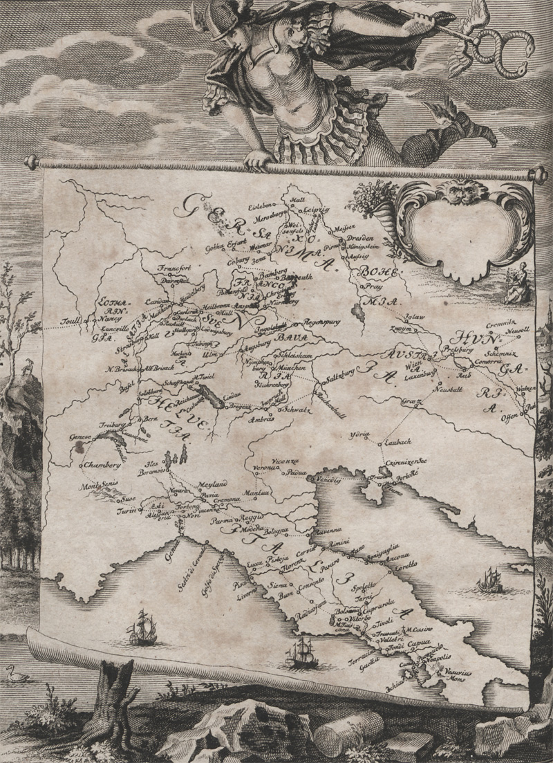 Lot 83, Auction 128, Keyssler, Johann Georg, Neueste Reisen durch Deutschland, Böhmen, Ungarn, die Schweitz, Italien und Lothringen