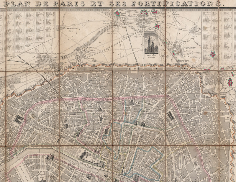 Lot 93, Auction  128, Paris, Plan de Paris et ses Fortifications