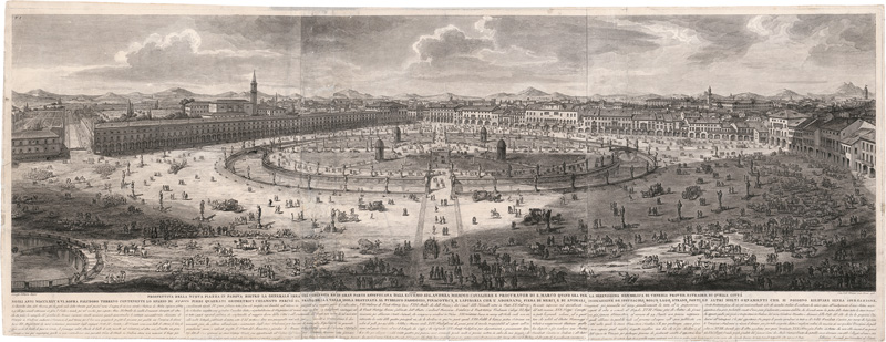 Lot 95, Auction  128, Piranesi, Francesco, Prospettiva della Nuova Piazza in Padoua