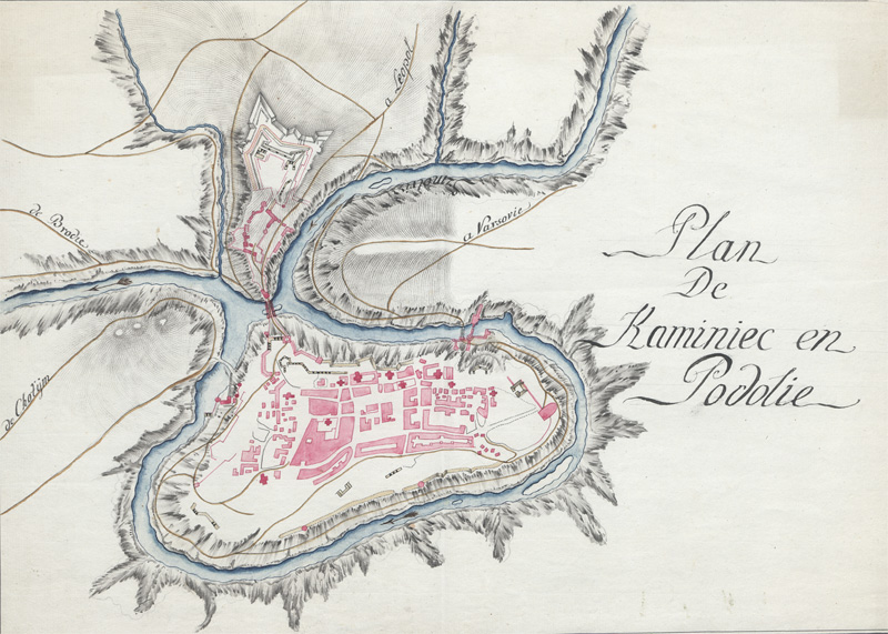 Lot 106, Auction  128, Ukraine, Plan de Kaminiec en Podolie