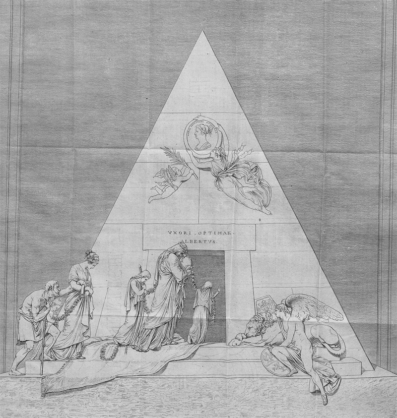 Lot 107, Auction  128, Van de Vivere, Egidius Karel Josephus, Mausoleum, oder Grabmahl Ihrer königlichen Hoheit Maria Christina