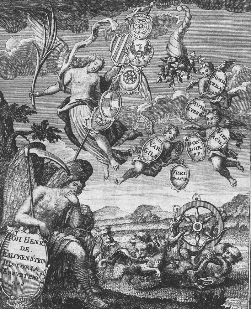 Lot 129, Auction 128, Falckenstein, Johann Heinrich von, Civitatis Erfurtensis historia critica et diplomatica
