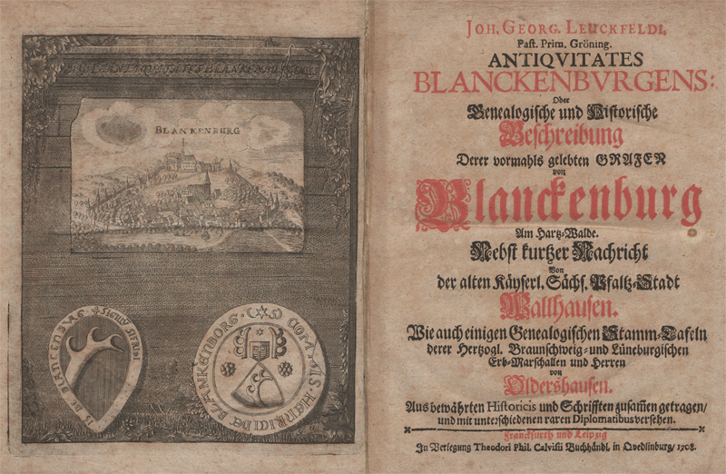 Lot 147, Auction  128, Leuckfeld, Johann Georg, Antiquitates Blanckenburgens