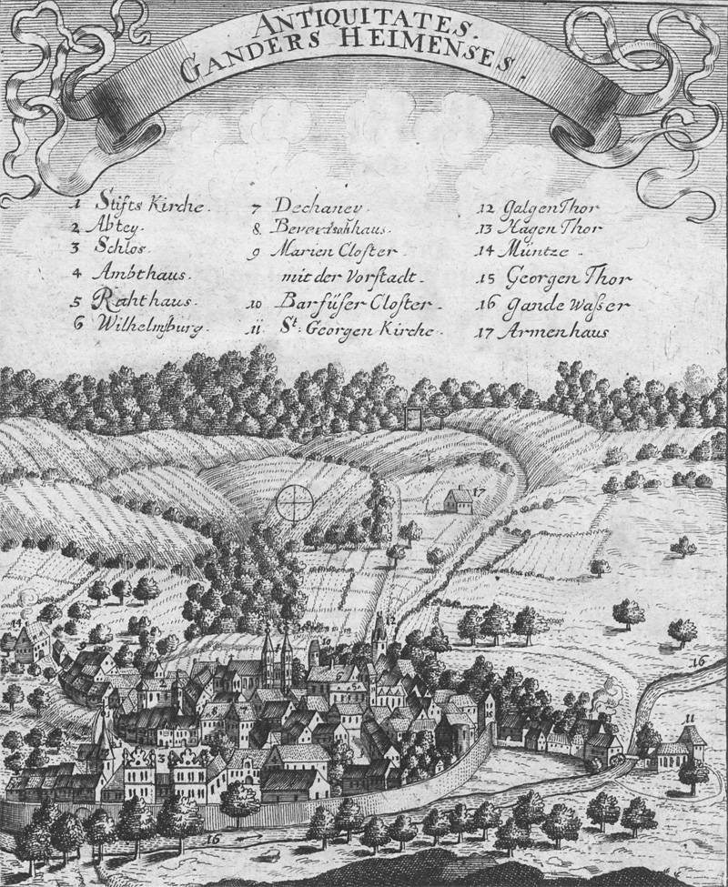 Lot 148, Auction  128, Leuckfeld, Johann Georg, Antiquitates Gandersheimenses [und:] Antiquitates Ilfeldenses