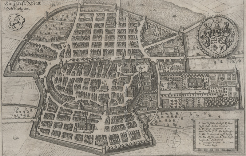 Lot 153, Auction 128, Merian, Matthäus, Die Fürst: Statt Stuetgart