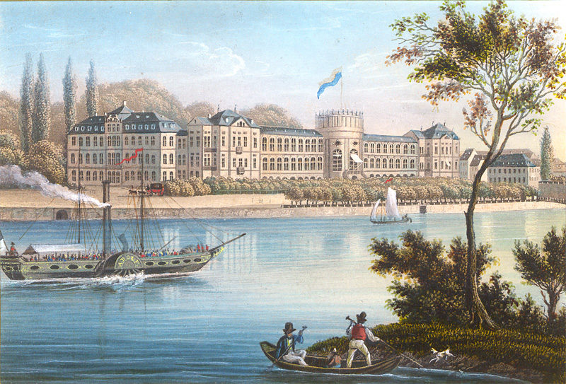 Lot 164, Auction  128, Schloss Biebrich, Aquarell auf Papier